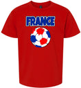 Load image into Gallery viewer, France Soccer Children's Gildan Soft Shirt
