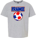 Load image into Gallery viewer, France Soccer Children's Gildan Soft Shirt
