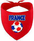 Load image into Gallery viewer, France Soccer Pet Bandana

