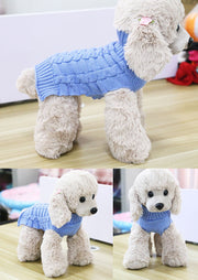 Cashmere Twisted Rope Pet Sweater, Dog Clothes, Pet Products 