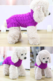 Cashmere Twisted Rope Pet Sweater, Dog Clothes, Pet Products 