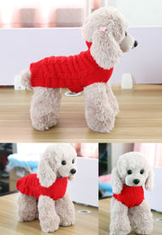Cashmere Twisted Rope Pet Sweater, Dog Clothes, Pet Products 