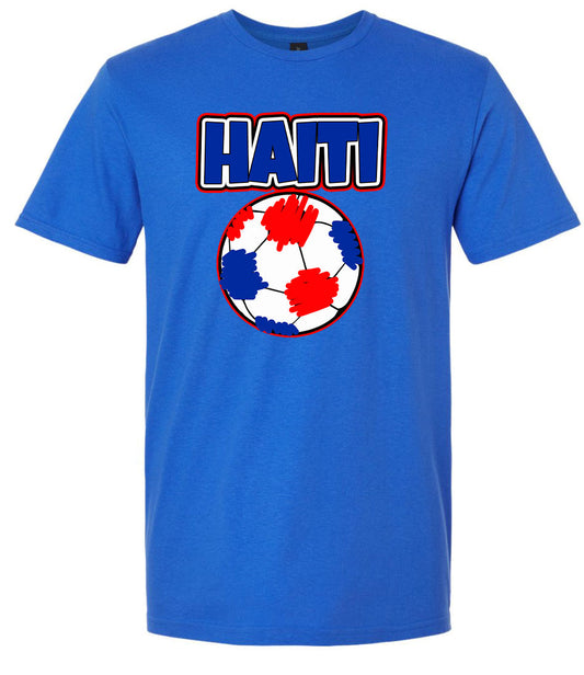 Haiti Soccer Children's Gildan Soft Shirt