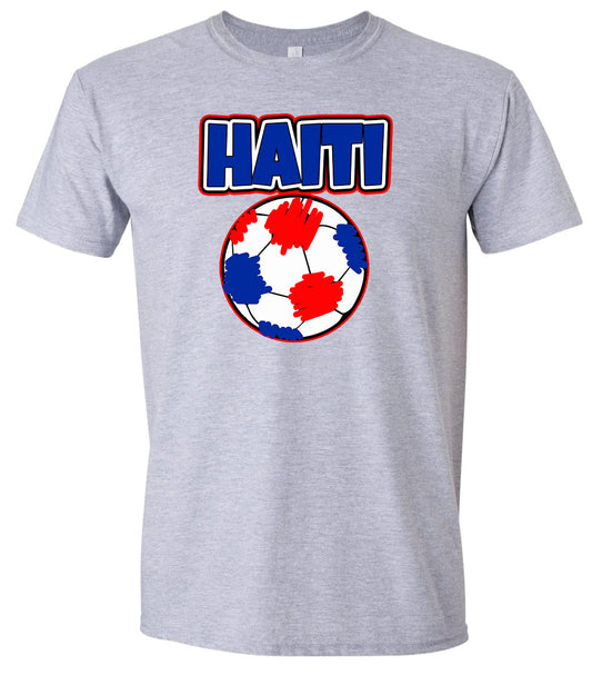 Haiti Soccer Children's Gildan Soft Shirt