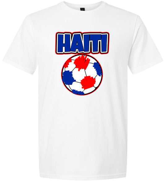 Haiti Soccer Children's Gildan Soft Shirt