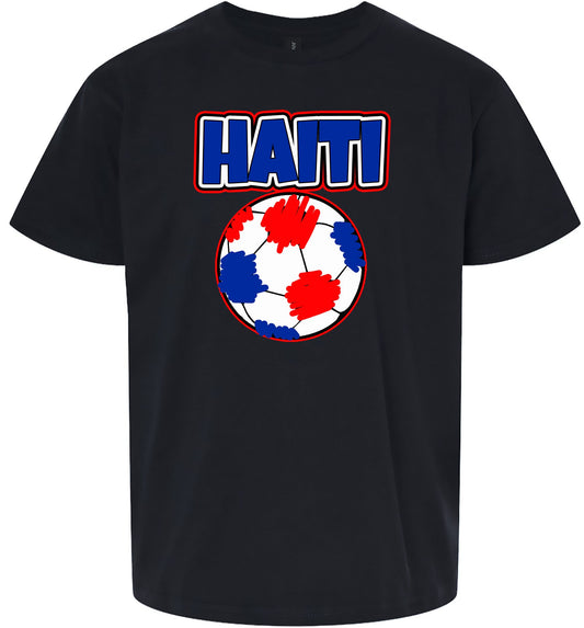Haiti Soccer Children's Gildan Soft Shirt