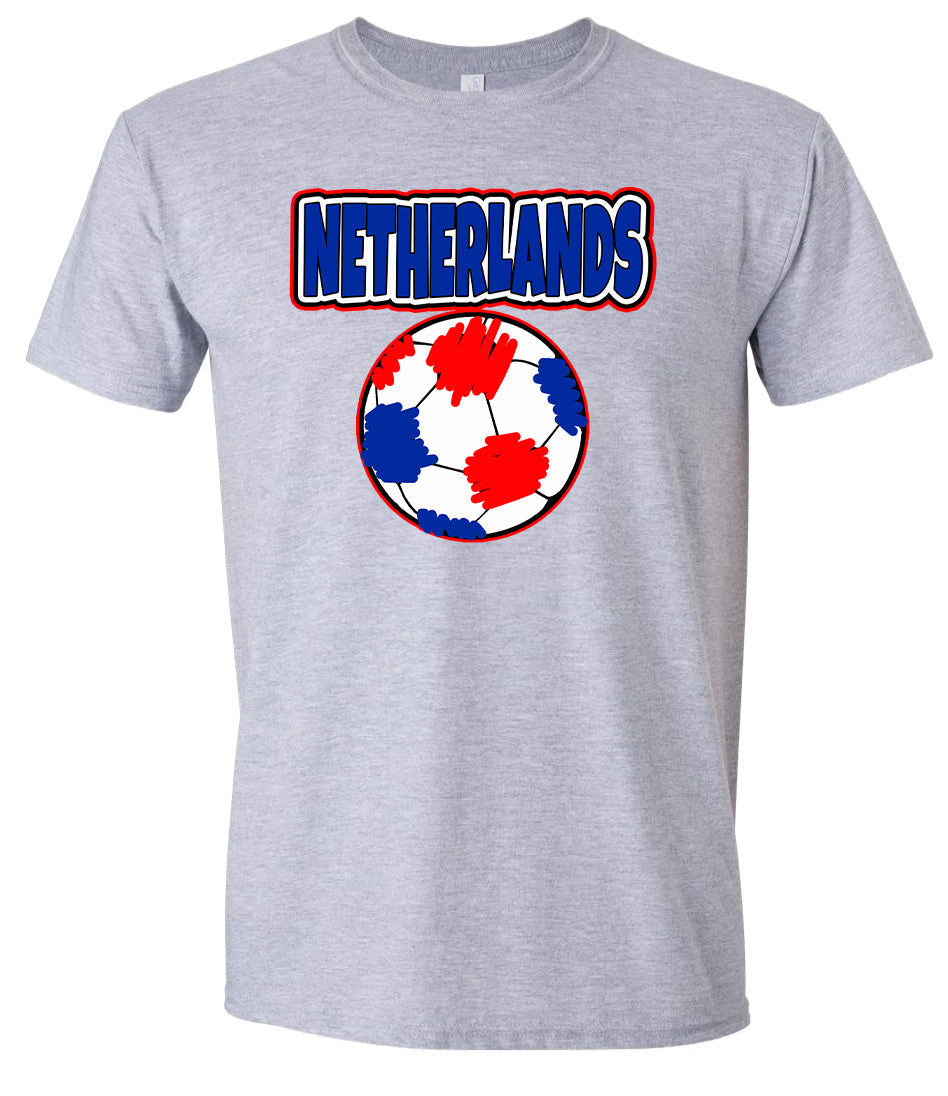 Netherlands Soccer Children's Gildan Soft Shirt