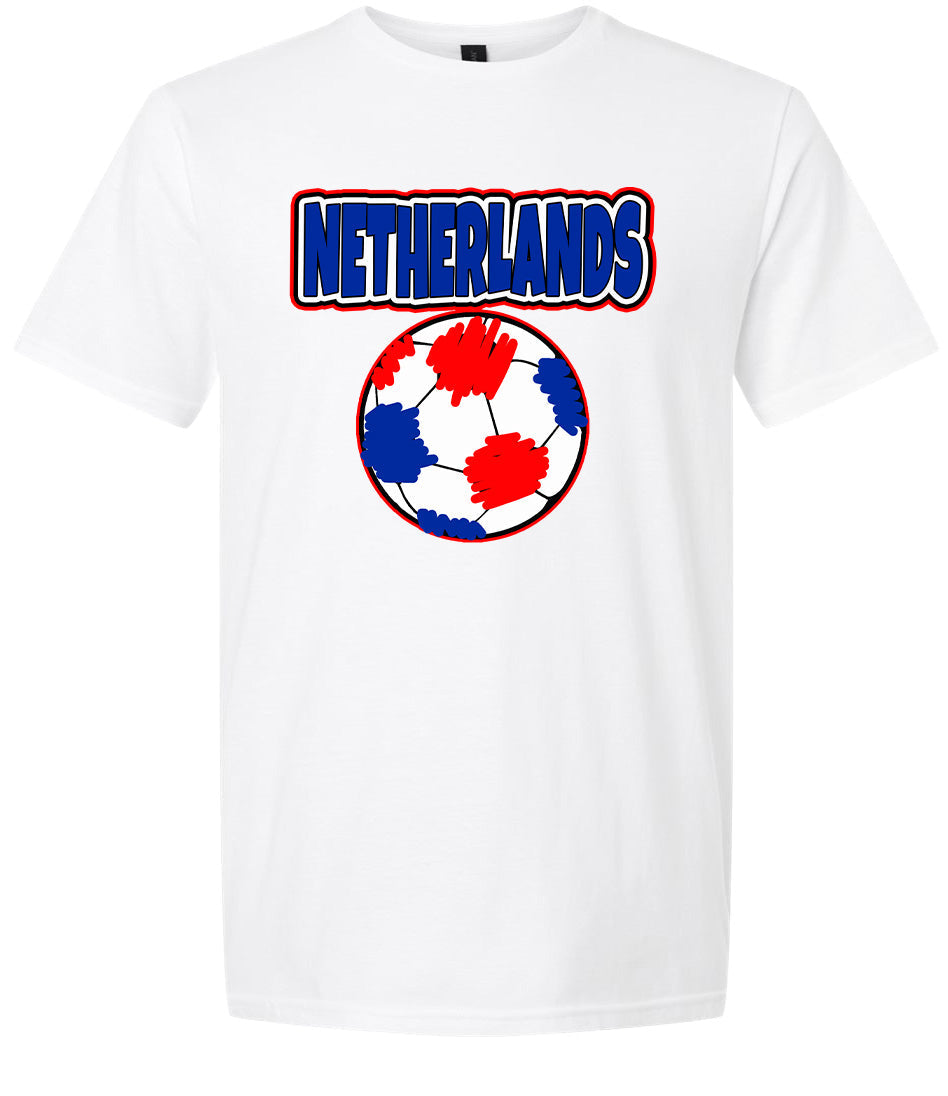 Netherlands Soccer Children's Gildan Soft Shirt