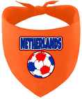 Load image into Gallery viewer, Netherlands Soccer Pet Bandana
