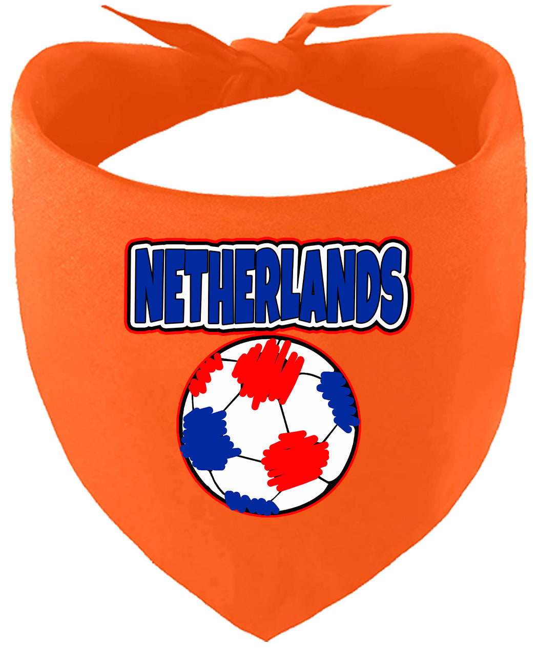 Netherlands Soccer Pet Bandana