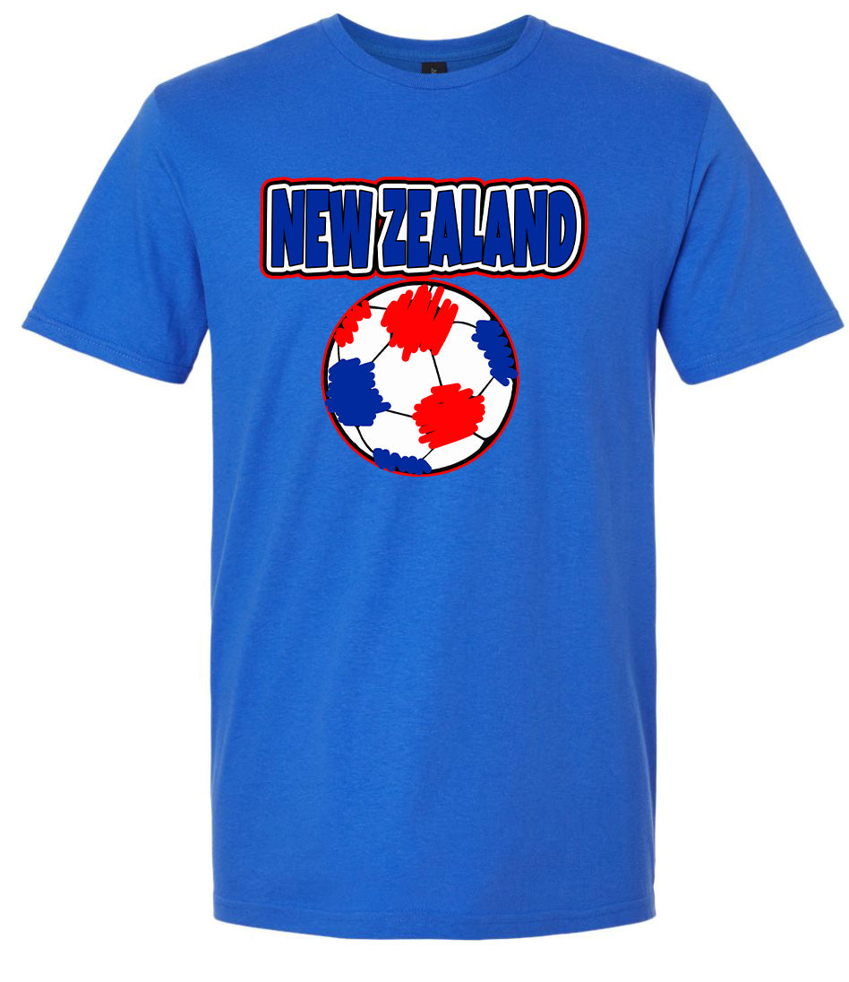 New Zealand Soccer Children's Gildan Soft Shirt