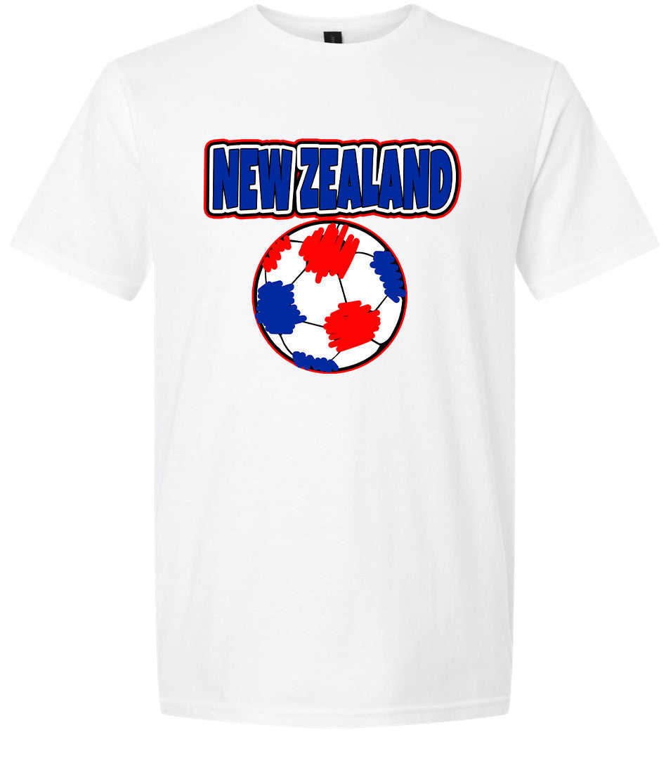 New Zealand Soccer Children's Gildan Soft Shirt