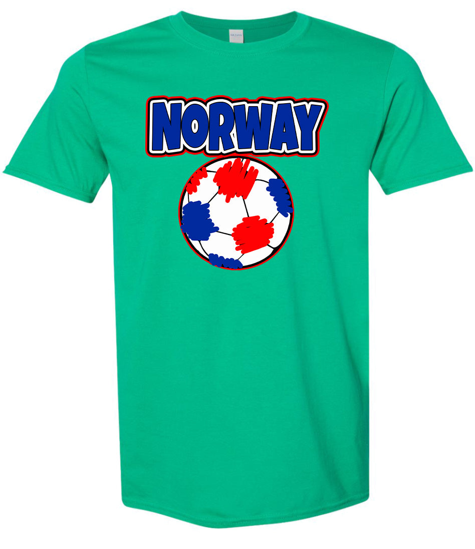 Norway Soccer Children's Gildan Soft Shirt