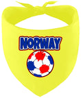 Load image into Gallery viewer, Norway Soccer Pet Bandana
