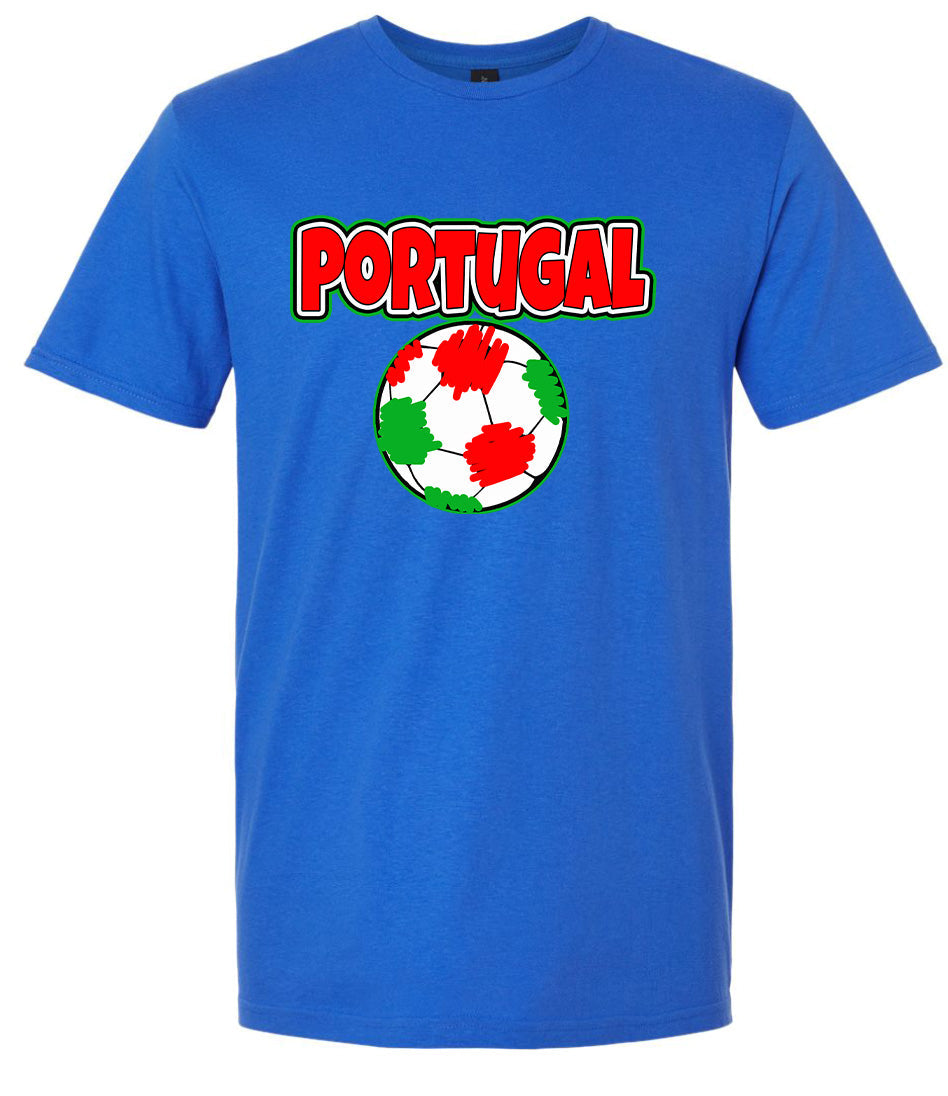 Portugal Soccer Children's Gildan Soft Shirt