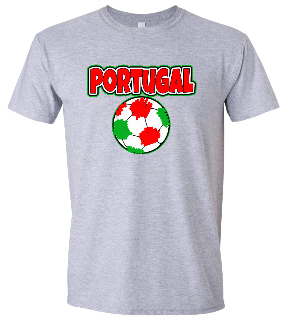 Portugal Soccer Children's Gildan Soft Shirt