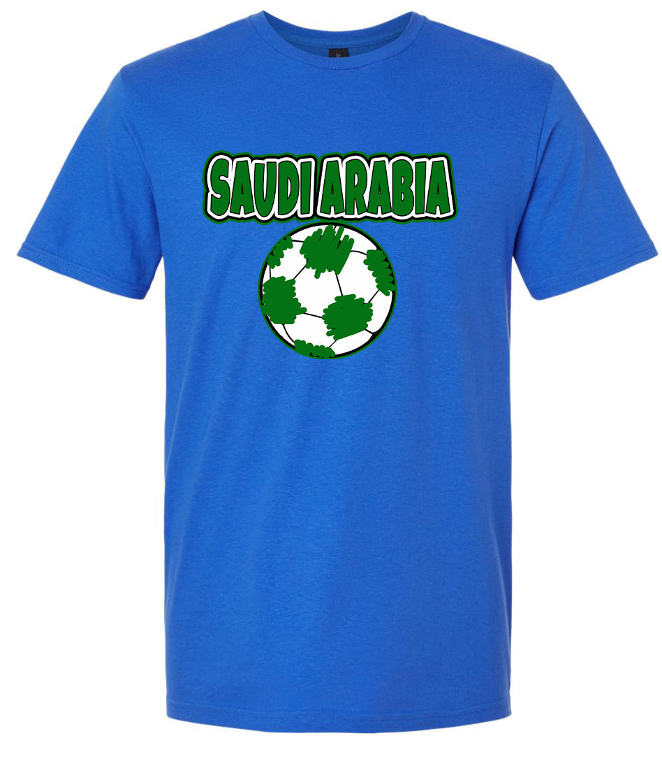 Saudi Arabia Soccer Children's Gildan Soft Shirt