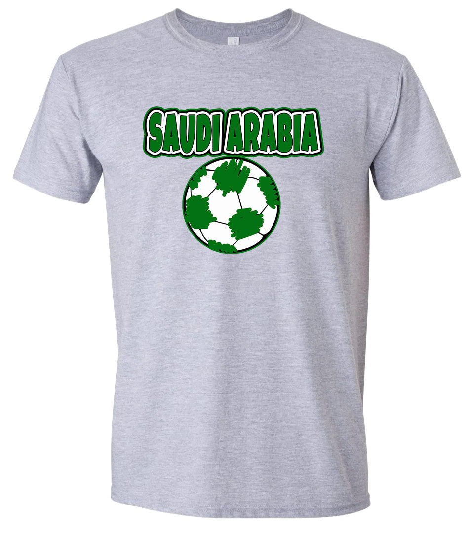 Saudi Arabia Soccer Children's Gildan Soft Shirt