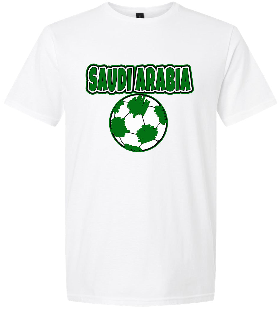 Saudi Arabia Soccer Children's Gildan Soft Shirt