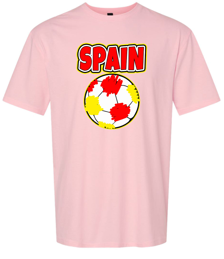 Spain Soccer Children's Gildan Soft Shirt