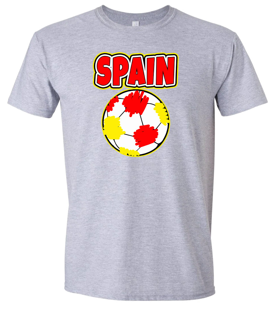 Spain Soccer Children's Gildan Soft Shirt
