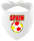 Load image into Gallery viewer, Spain Soccer Pet Bandana
