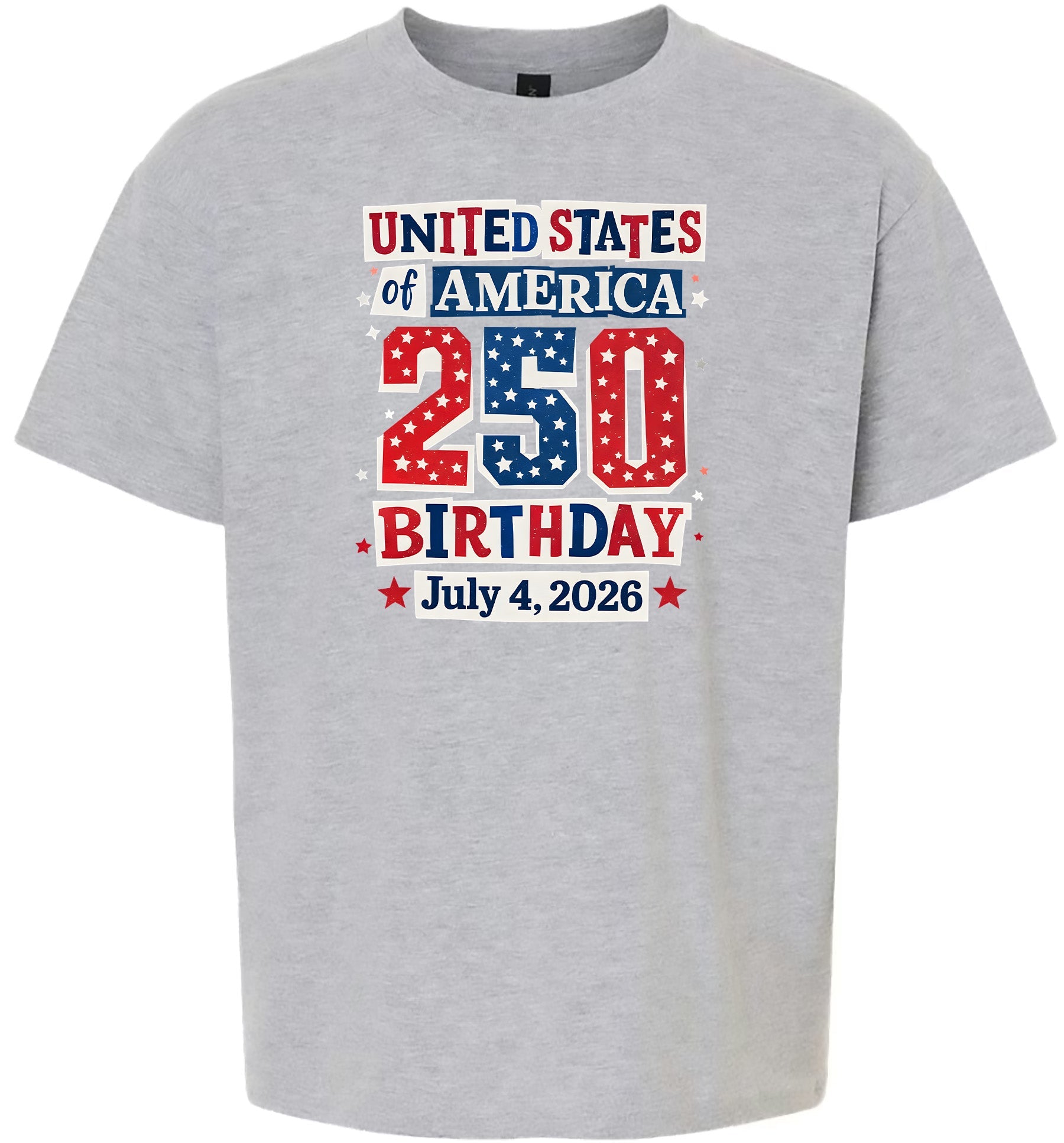 USA 250th Birthday Children's Gildan Soft Shirt