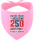 Load image into Gallery viewer, USA 250th Birthday Pet Bandana
