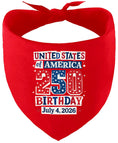 Load image into Gallery viewer, USA 250th Birthday Pet Bandana
