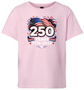 Load image into Gallery viewer, 250 Years Celebration Children's Gildan Soft Shirt

