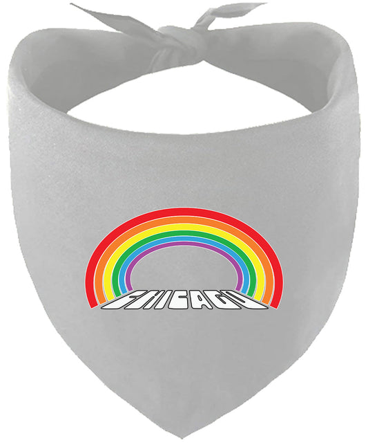 Chicago Rainbow Pet Bandana