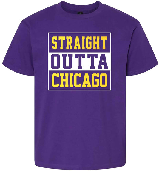 Straight Outta Chicago Children's Gildan Soft Shirt