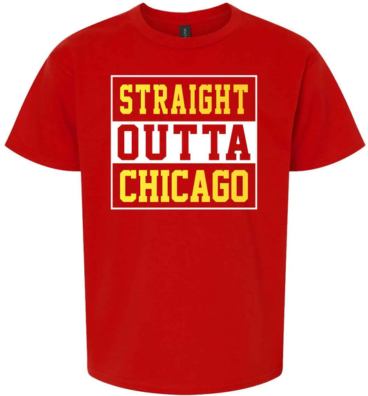 Straight Outta Chicago Children's Gildan Soft Shirt