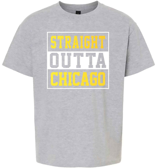 Straight Outta Chicago Children's Gildan Soft Shirt