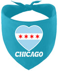 Load image into Gallery viewer, Chicago Heart Flag Pet Bandana
