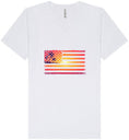 Load image into Gallery viewer, Beach American Flag Unisex V-Neck Shirt
