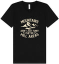 Load image into Gallery viewer, Mountains are Hill Areas Unisex V-Neck Shirt
