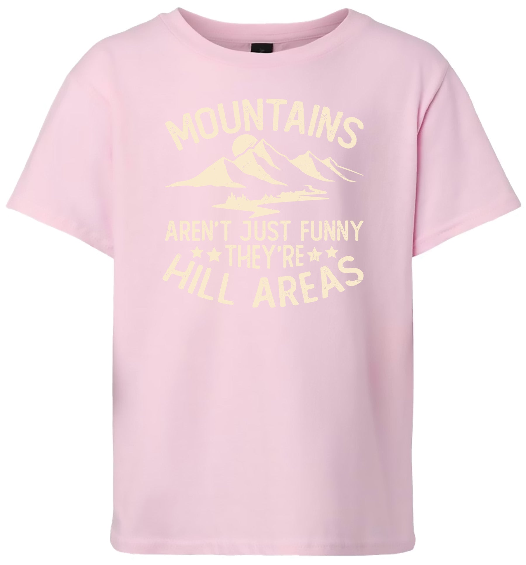 Mountains are Hill Areas Children's Gildan Soft Shirt