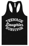 Load image into Gallery viewer, Teenage Daughter Survivor Women's Racerback Tank
