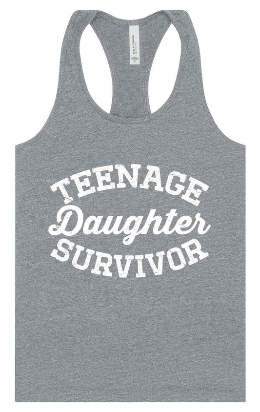 Teenage Daughter Survivor Women's Racerback Tank