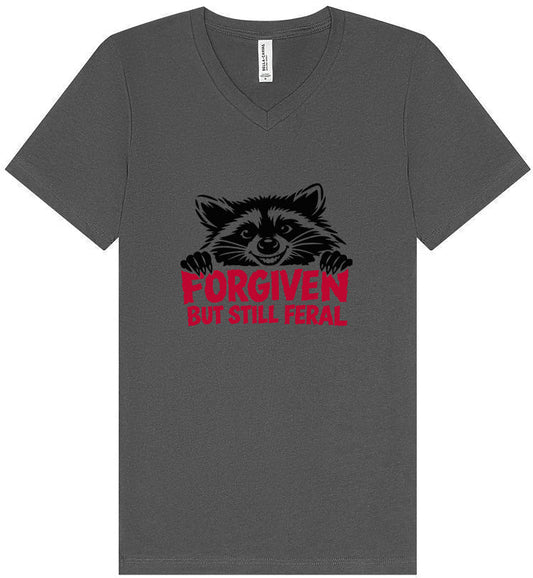 Forgiven Still Feral Unisex V-Neck Shirt