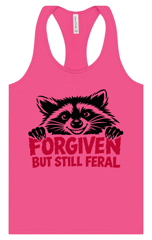Forgiven Still Feral Women's Racerback Tank