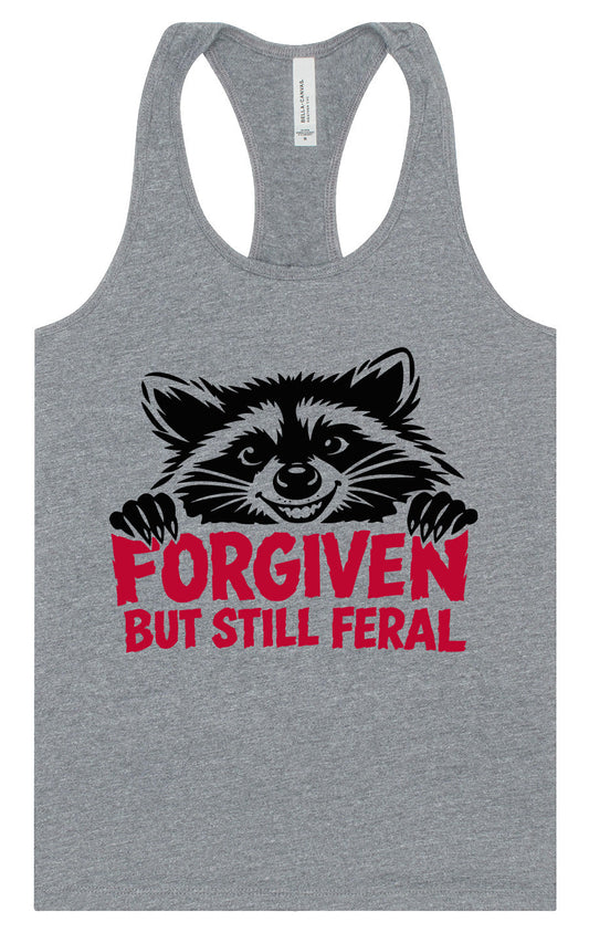 Forgiven Still Feral Women's Racerback Tank