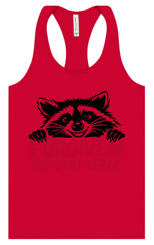 Forgiven Still Feral Women's Racerback Tank