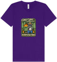 Load image into Gallery viewer, Prevent Dumpster Fires Unisex V-Neck Shirt
