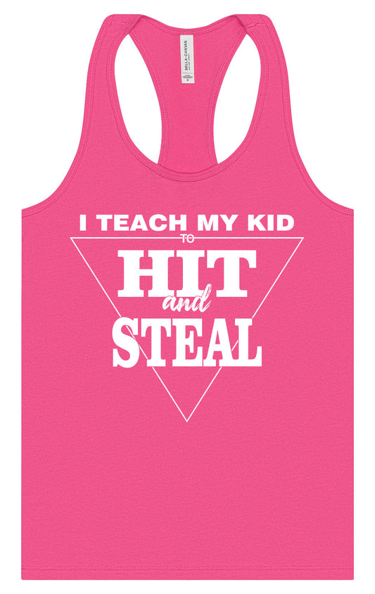 Hit and Steal Women's Racerback Tank