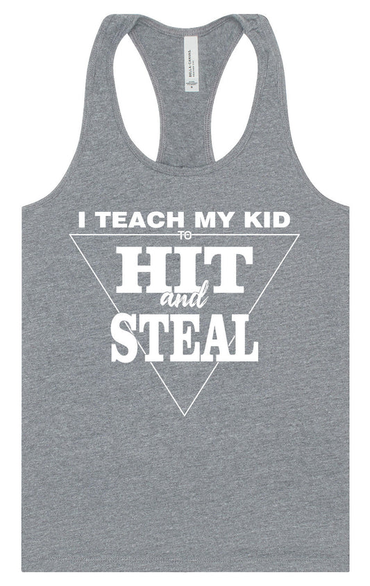 Hit and Steal Women's Racerback Tank