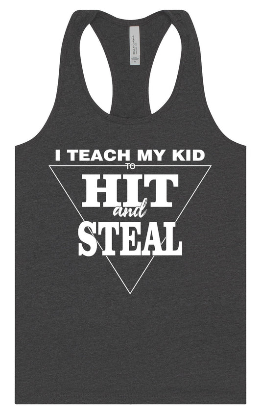 Hit and Steal Women's Racerback Tank