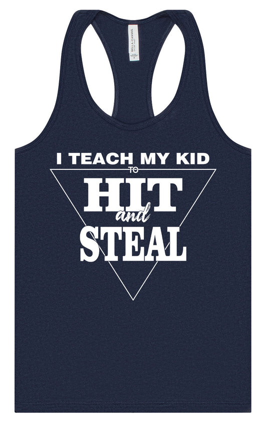 Hit and Steal Women's Racerback Tank