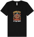 Load image into Gallery viewer, Coolest Turkey at the Table Unisex V-Neck Shirt
